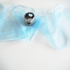 Dekorační organza  - modrá