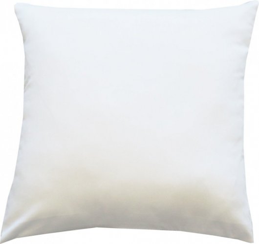 Povlak na polštářek bavlněný satén UNI - bílý - Rozměr polštářku: 40x40