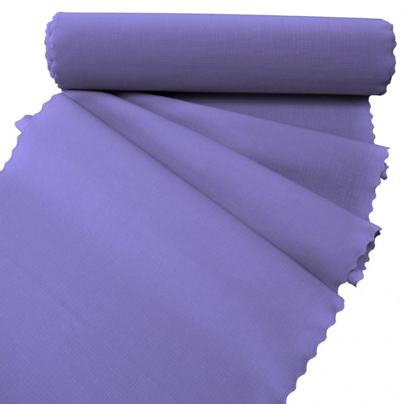 Teflonová šála v metráži - 329 - fialová - Šíře materiálu ↔ (cm): 38, Vyber okraje: pouze střih