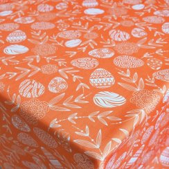 Teflonový velikonoční ubrus  Vejce - oranžové