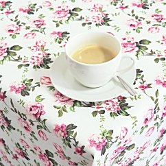 Teflonový ubrus tisk Viola - růžový