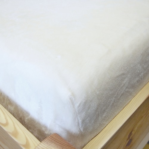Prostěradlo z mikroflanelu - bílé - Rozměr prostěradla: 90x200