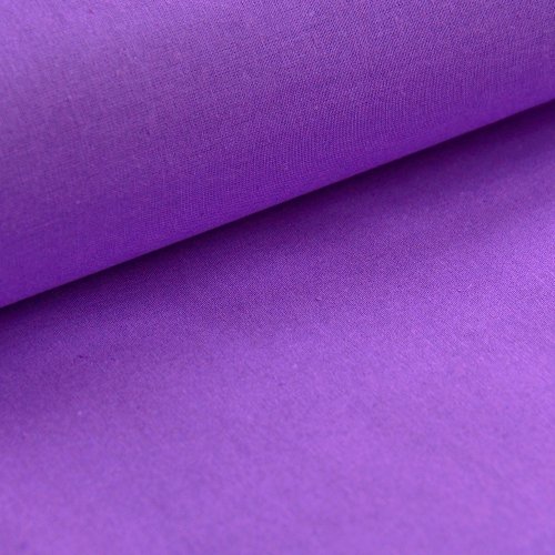 Bavlněná látka Noris - tm. fialová - Šíře materiálu (cm): 160