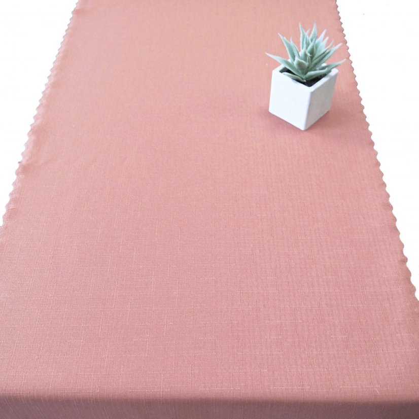 Teflonová šála v metráži - 3135 - starorůžová - Šíře materiálu ↔ (cm): 38, Vyber okraje: pouze střih