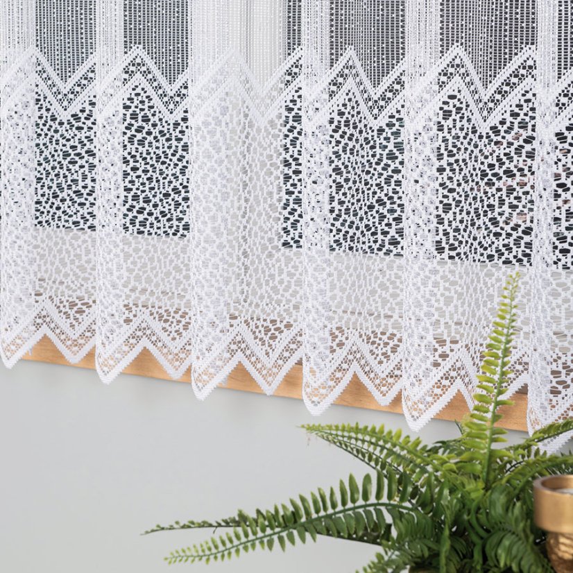 Záclona Andrea - Vyber výšku ↕ (cm): 160, Vyber šitie: bez obšití