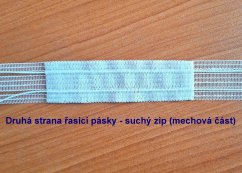 Řasící stuha suchý zip RF2