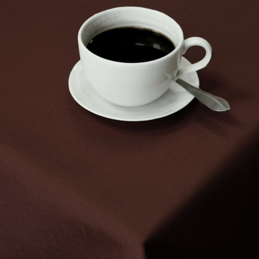 Teflonový ubrus 357 čokoládová STANDARD