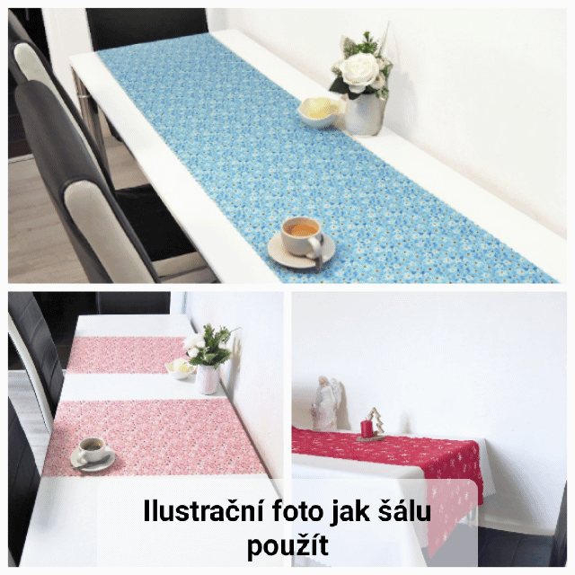 Teflonová šála v metráži - 368 - hnědá - Šíře materiálu ↔ (cm): 38, Vyber okraje: pouze střih