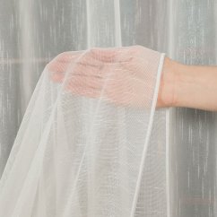 Záclona Odeta s olůvkem - ecru