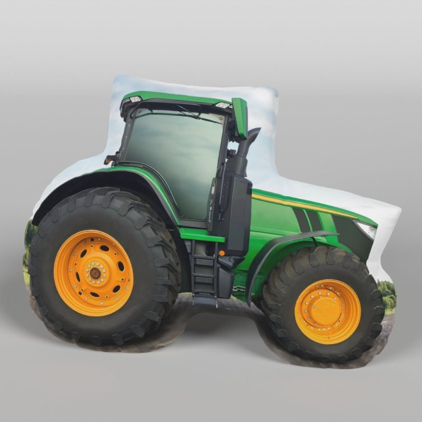 Dětský polštářek Zelený traktor