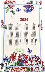 Utěrka kalendář 2024 - Hortenzie