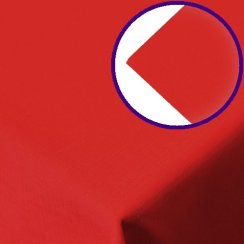 Teflonový ubrus 399 červená STANDARD - obšitý