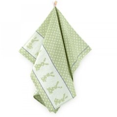 Velikonoční utěrka Zajda - zelená