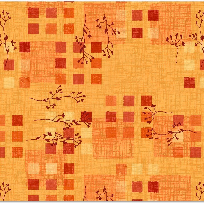 Teflonový ubrus tisk Manila - žlutá - Vyber rozmer: 75x75