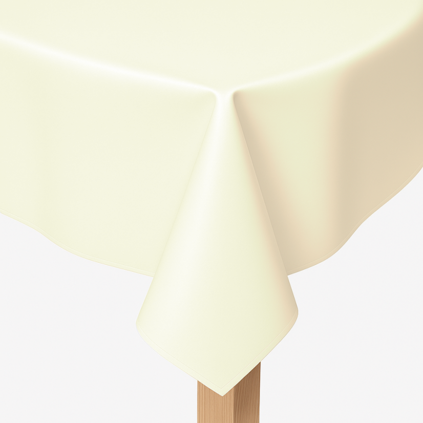 PVC ubrus - Smetanový - Vyber rozměr: 100x140