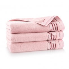Luxusní ručník, osuška Grafik - růžová