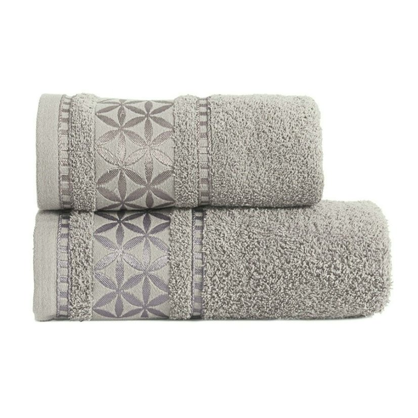 Ručník, osuška Paula - šedá - Rozměr ručníku: 50x90