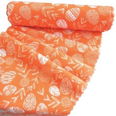 Velikonoční běhoun v metráži - Vejce - oranžové