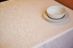 Látka na ubrusy - Café - krémová