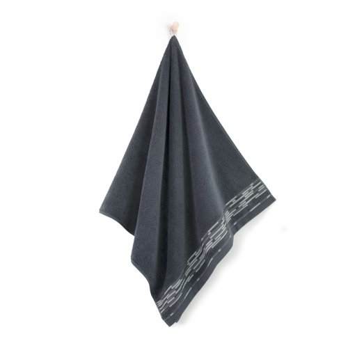 Luxusní ručník, osuška Grafik - grafitová - Rozměr ručníku: 30x50