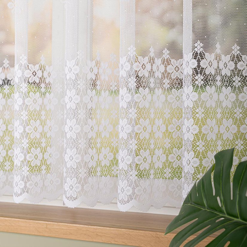 Záclona Johana - Vyber výšku ↕ (cm): 110, Vyber šití: bez obšití