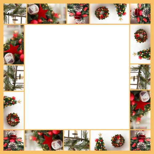 Vánoční ubrusy - Adventní čas - smetanové - Rozměr ubrusu: 75x75