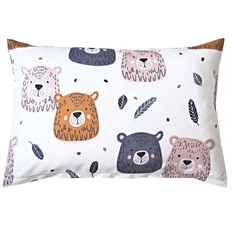 Povlak na polštářek Medvídci s pírky