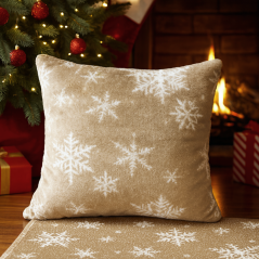 Povlak na polštářek Sněhová vločka