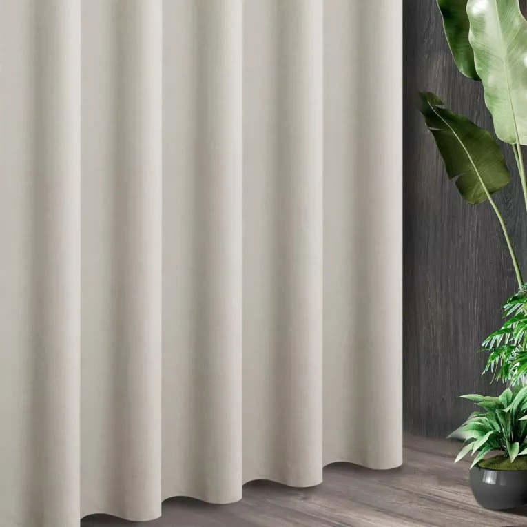 Dekorační látka Adéla - Kapučíno - 295 cm - Šíře materiálu ↔ (cm): 295, Vyber šití: bez obšití