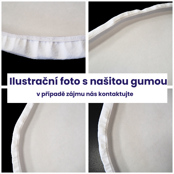 Kusový multon neobšitý - kruhy - Rozměr multonu (cm): Kruh 80