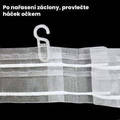 Řasící stuha čtyřsklad Z4-Z