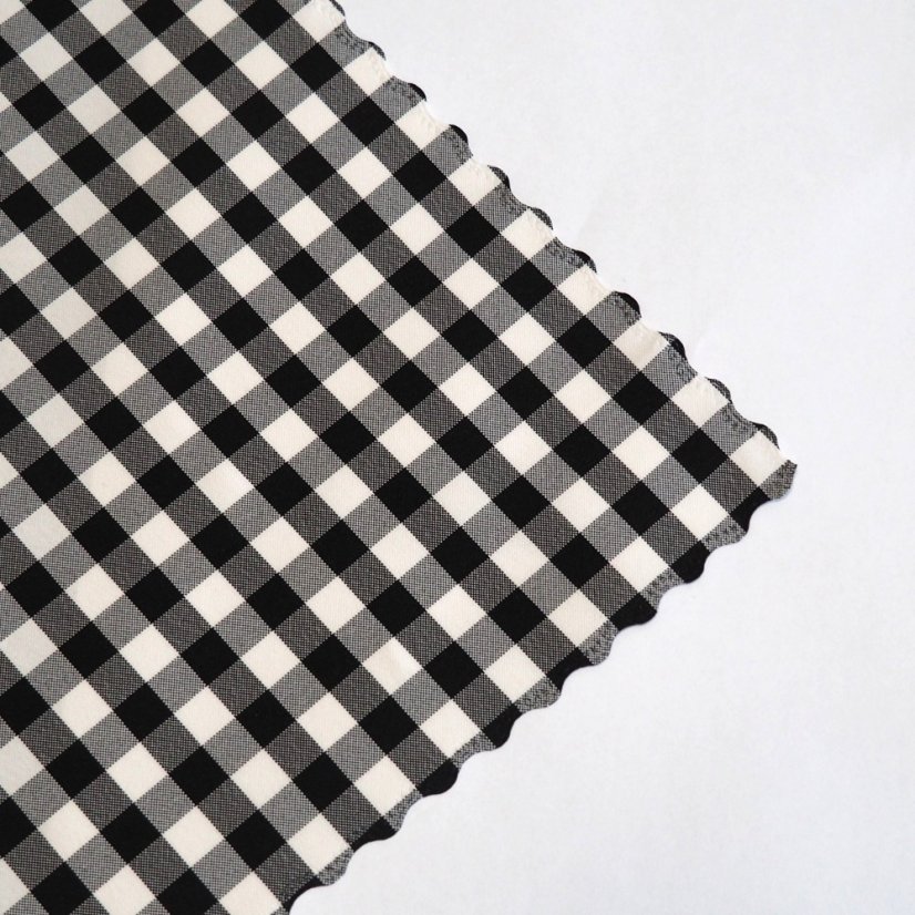 Teflonový ubrus Kanafas - černý - Vyber rozměr: 40x40