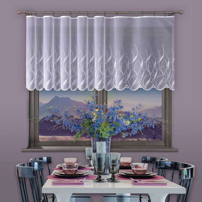 Záclona Mabel - Vyber výšku ↕ (cm): 150, Vyber šití: bez obšití