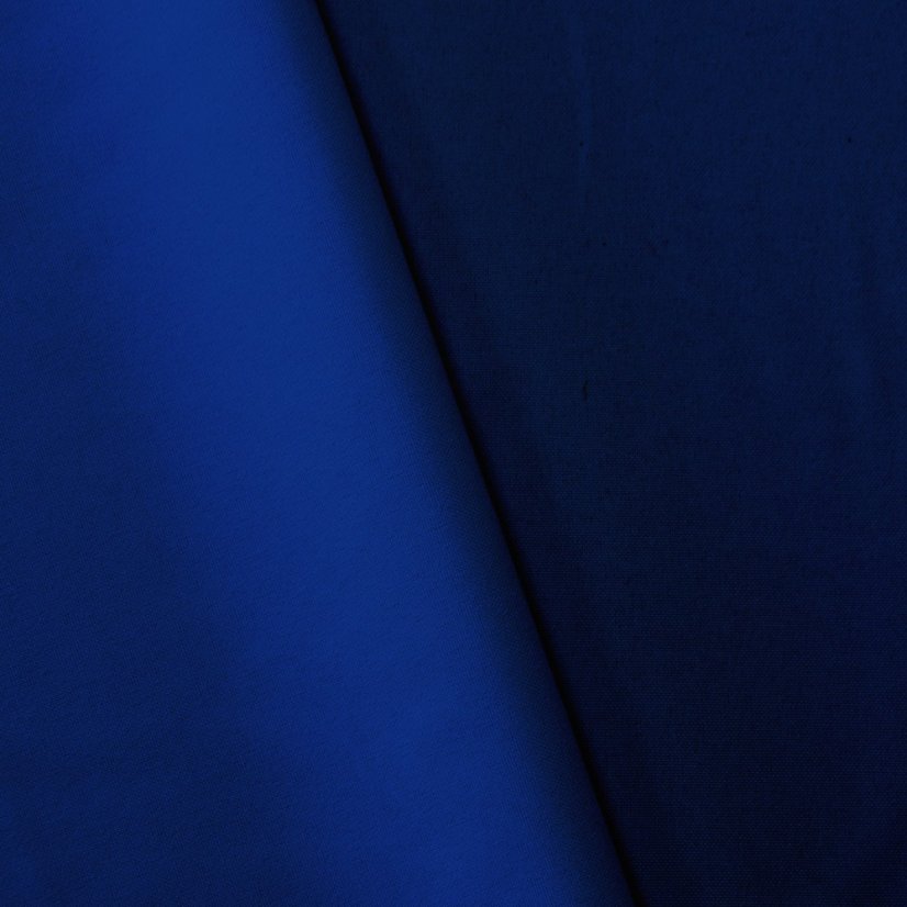 Dekorační látka Rongo - tm. modrá - Šíře materiálu ↔ (cm): 150, Vyber šití: bez obšití