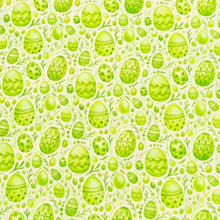 Veľkonočné obrusy - Zelené kraslice