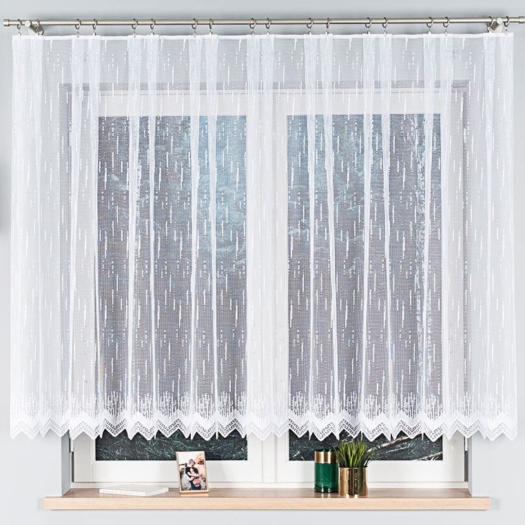 Záclona Amara - Vyber výšku ↕ (cm): 30, Vyber šití: bez obšití