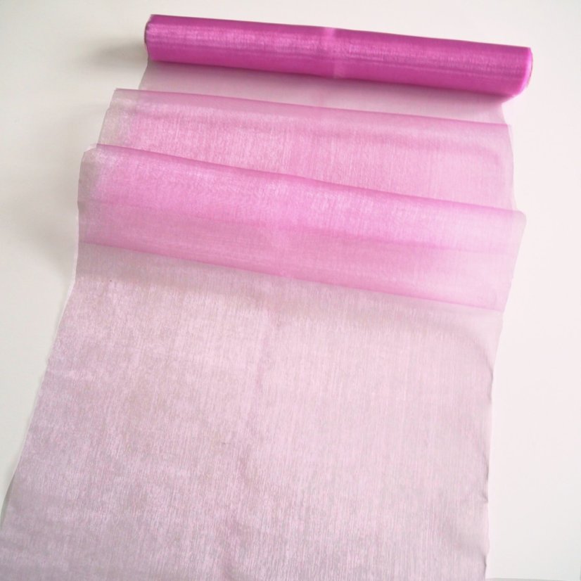 Dekoračná organza - fialová