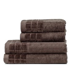Ručník, osuška Lari - tm. hnědá