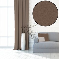 Dekorační látka Blackout Pure hnědá - 280 cm