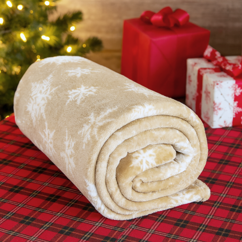 Vánoční deka Sněhová vločka