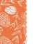 Velikonoční běhoun v metráži - Vejce - oranžové - Šíře materiálu (cm): 38, Vyberte okraje: pouze střih