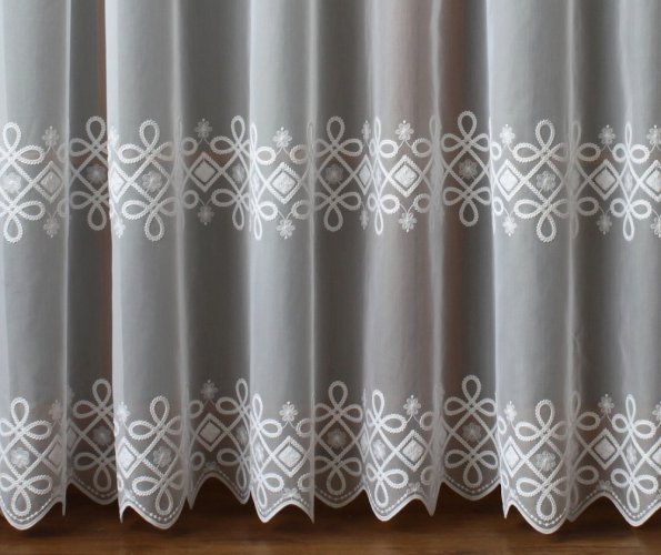Voálová záclona Elsa - Vyber výšku (cm): 280, Vyberte šití: bez obšití