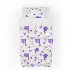 Povlečení mikroflanel Levandule