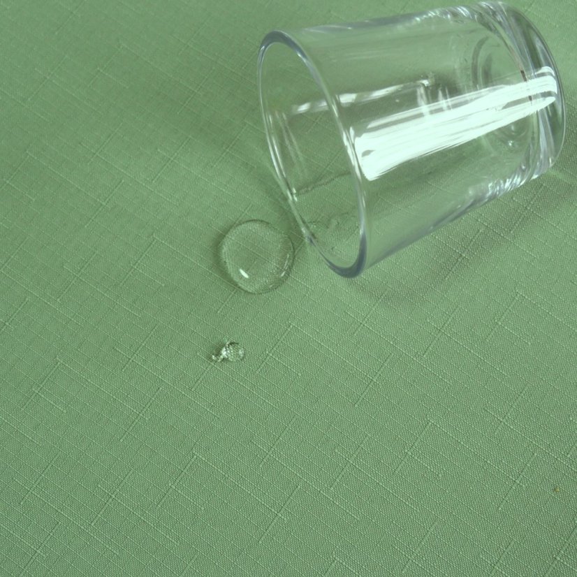 Teflonový ubrus 3022 olivově zelená STANDARD