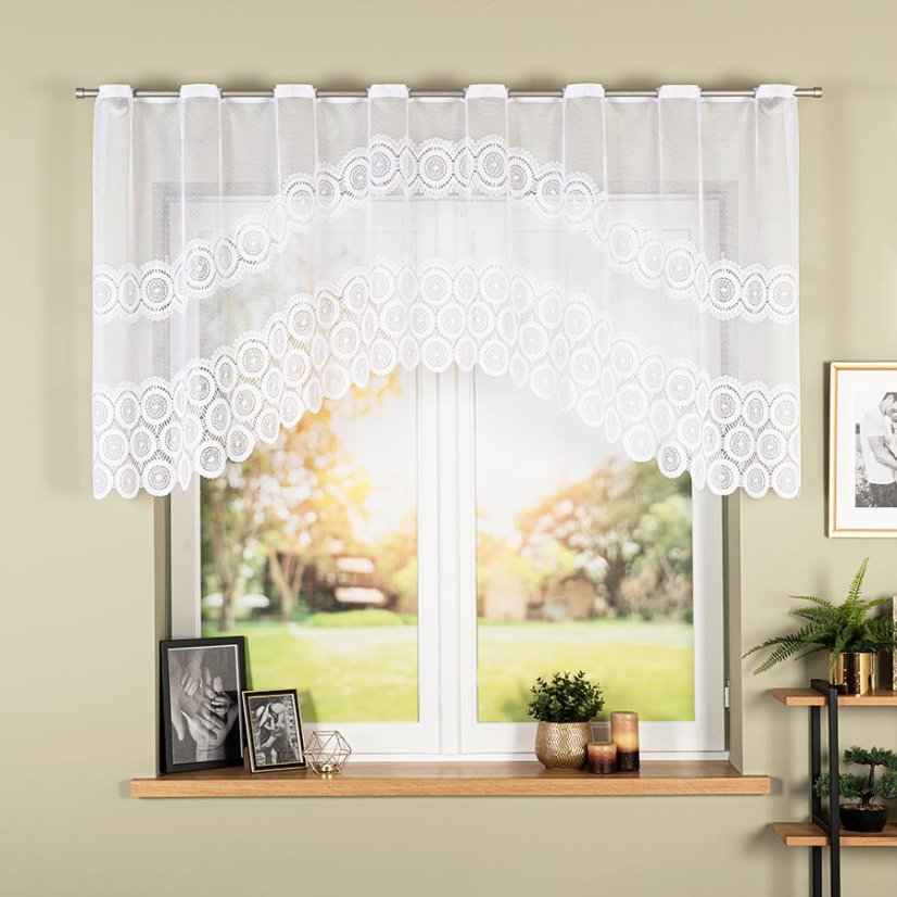 Kusová záclona Malvína - Vyber rozmer záclony ↕VxŠ ↔ (cm): 80x310