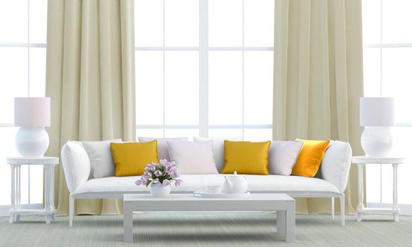 Dekorační látka Blackout béžový - Šíře materiálu ↔ (cm): 150, Vyber šití: bez obšití