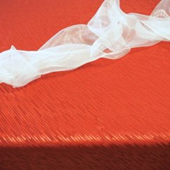 Dekorační organza  - bílá