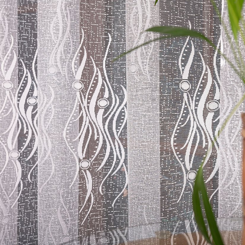 Záclona Bela - Vyber výšku ↕ (cm): 158, Vyber šití: bez obšití