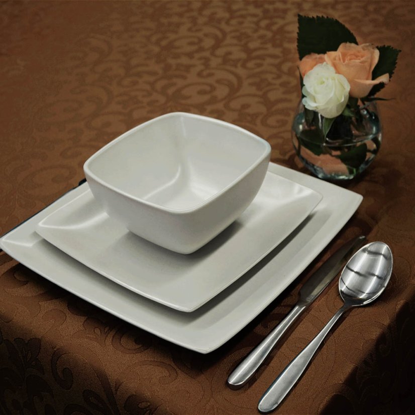 Látka na ubrusy Gastro HT hnědá H342-757 - Šíře materiálu ↔ (cm): 180