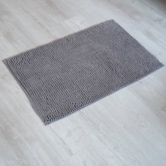 Koupelnová předložka - tm. šedá